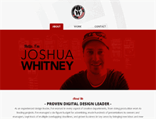 Tablet Screenshot of joshuawhitney.com